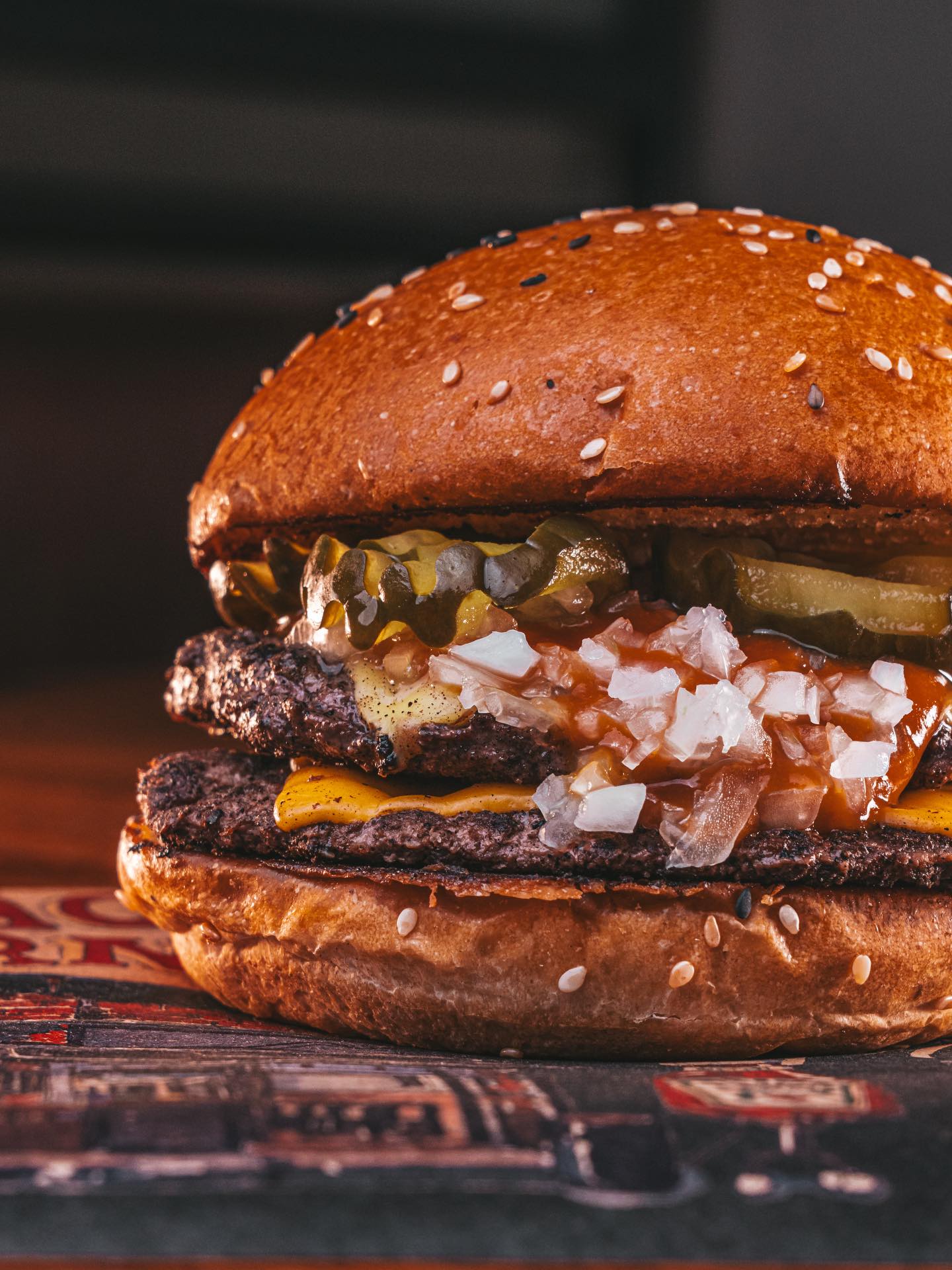 Cozinha da hamburgueria
